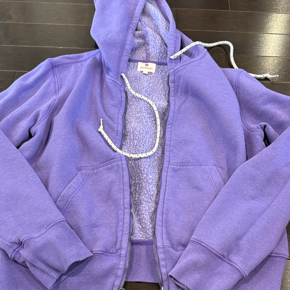Sundry Purple Hoodie